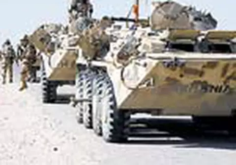 Militarii romani au lasat o mitraliera in desert