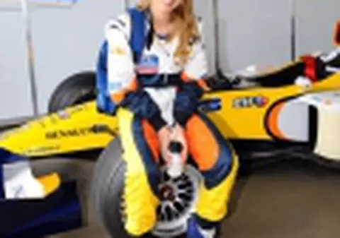Daiana Anghel, prezentatoarea Sport.ro, copilotul lui Nelson Piquet