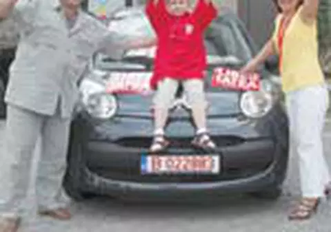 'De acum am si eu masina mea'