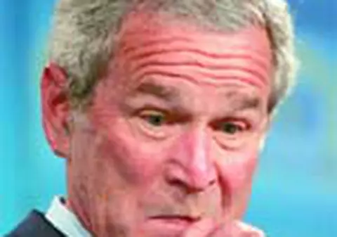 Bush se comporta ca un drogat