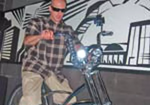 C.R.B.L merge cu un 'Harley' fara motor