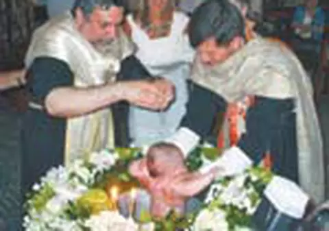 Irina Schrotter, nasa de botez