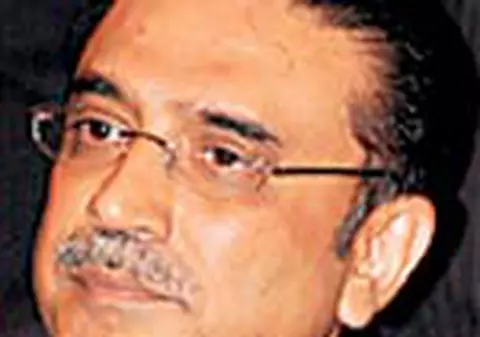 Sotul lui Benazir Bhutto, presedinte al Pakistanului