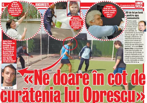 «Ne doare în cot de curăţenia lui Oprescu»