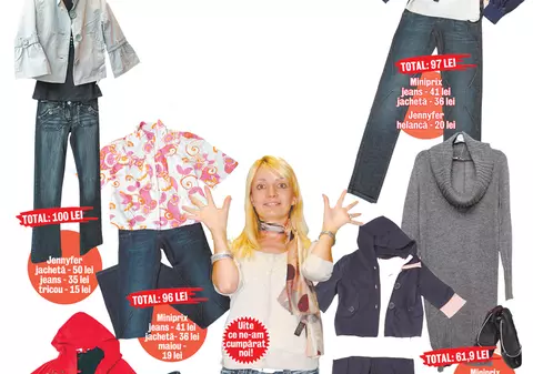 Îmbracă-te şic cu doar 100 de lei!