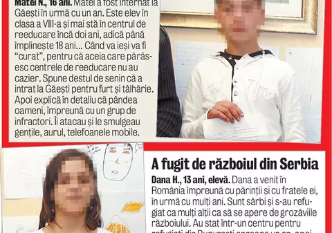 "L-am bătut pe profu' care mi-a dat 4"