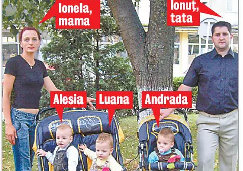 Părinţii tripletelor din Alba tot nu primesc indemnizaţiile