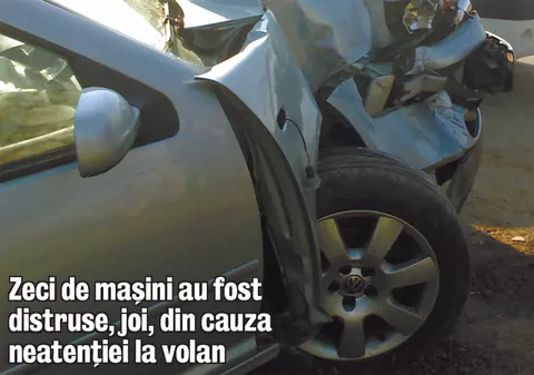 Zi sângeroasă pe străzile Capitalei: 14 accidente într-o zi