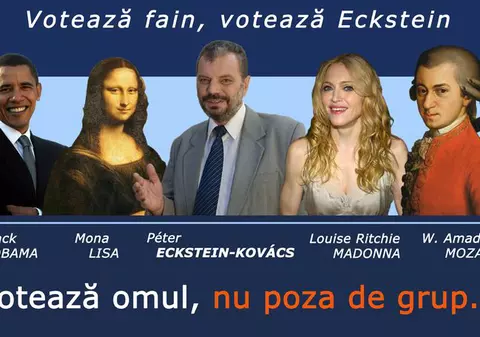 Campanie electorală susţinută de Mozart, Madonna, Mona Lisa şi Obama