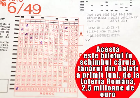 Al doilea câştigător de la Loto 6 din 49 este o femeie?