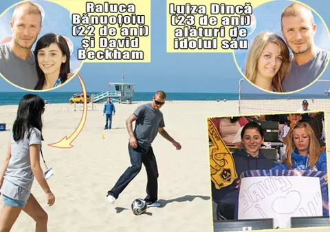 Au jucat fotbal cu Beckham
