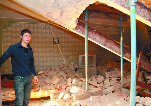 «Atât a rămas din camera mea»