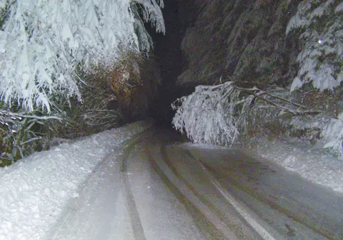 A murit de frig, pe malul unui pârâu