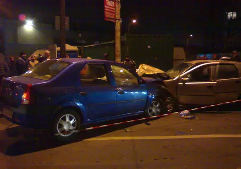A vrut să fugă şi a produs un accident şi mai grav