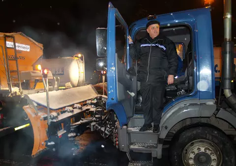 A dat startul deszăpezirii de pe basculantă