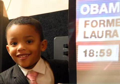 ”Obama cel mic” are trei ani şi 91 de centimetri înălţime
