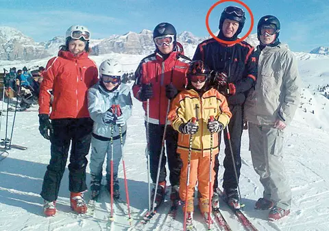 Morariu, pe schiuri în Italia