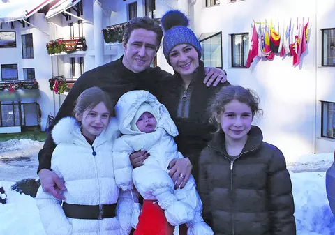Ana Maria Prodan nu şi-a lăsat soţul să schieze