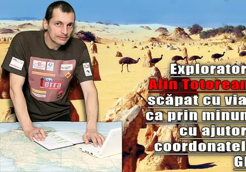 Salvat prin telefon  din deşert