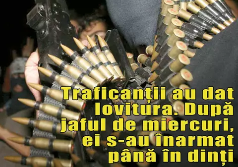 Păziţi-vă! 100 de arme de război au ajuns în stradă