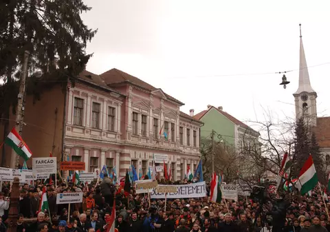 Miting pro autonomie la Sfântu Gheorghe