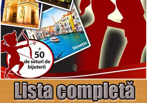 Lista completă a câştigătorilor concursului de Valentine's Day