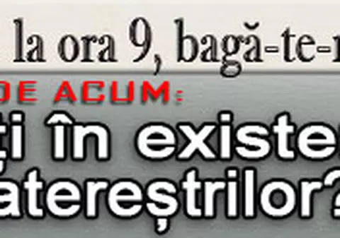 O 9 părere: Credeţi în existenţa extratereştrilor?
