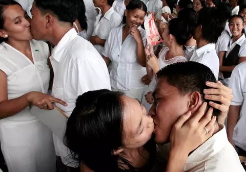 21 de cupluri au făcut nuntă comună 