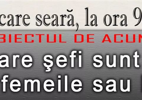 O 9 părere: Care şefi sunt mai buni: femeile sau bărbaţii?