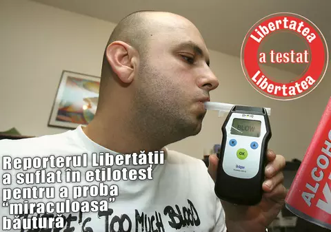 Am testat «băutura antialcool»