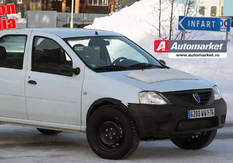 Dacia SUV, testată pe zăpadă