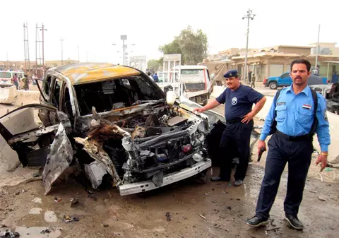 Un bebeluş a scăpat miraculos, într-un atentat la Bagdad