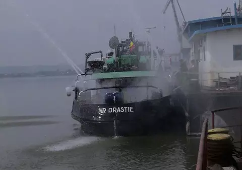 Test dificil pentru pompierii din Severin