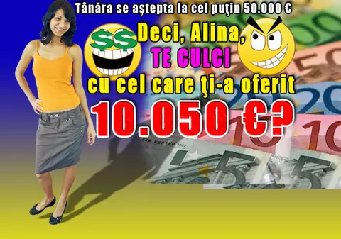 Îşi pierde fecioria pe 10.050 €?