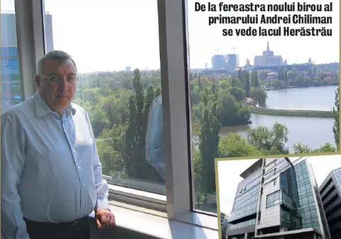 Chiliman s-a mutat în birou cu vedere la lac!