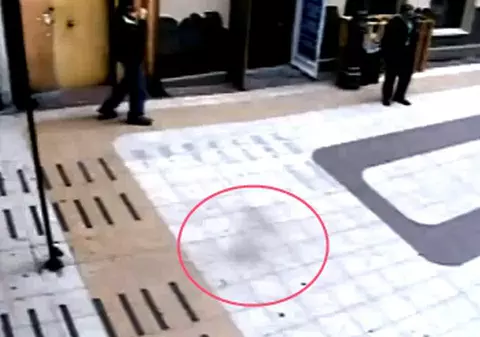Fantomă, filmată într-un mall din Chile / Video
