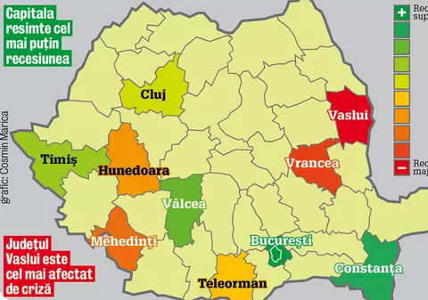 Nici un judeţ nu va scăpa de criză!