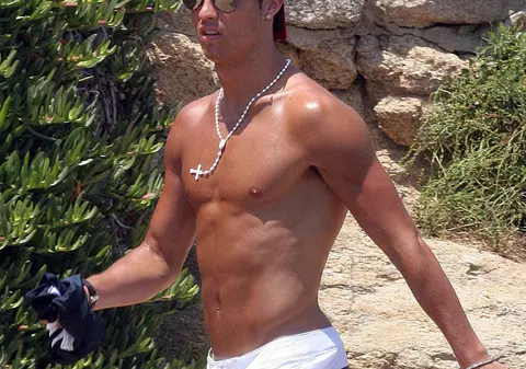 Ronaldo a mers în cabina lui Kylie Minogue