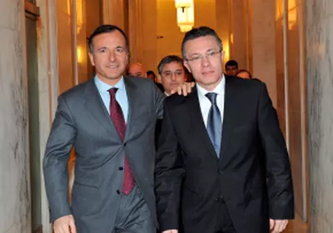 Franco Frattini în vizită la Bucureşti