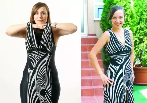 «Acum încap în rochia preferată»