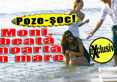 Moni a băut până a căzut din picioare