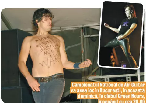 Campionat Naţional de Air Guitar la Green Hours