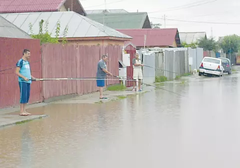 La pescuit pe străzi