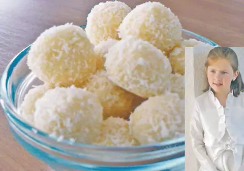 Bomboane cu nucă de cocos