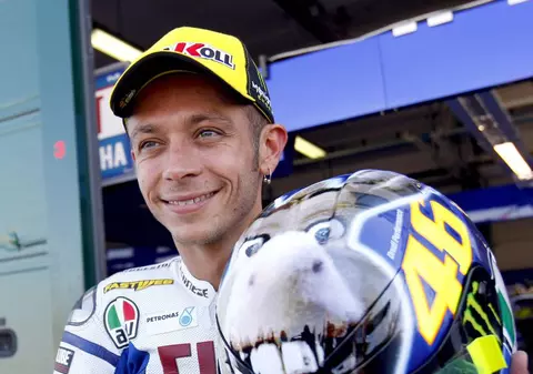 Valentino Rossi e fan "Shrek"