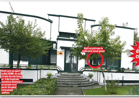 Sediul UDMR a fost spart