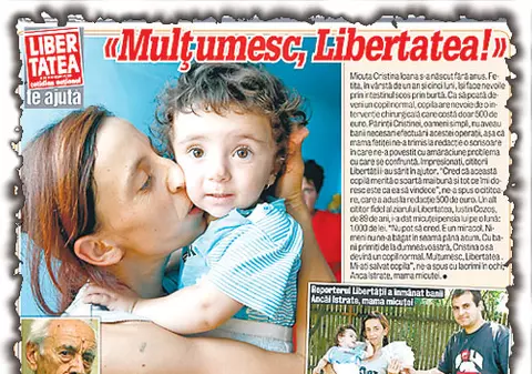 Ioana Cristina trebuie să se însănătoşească
