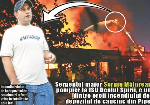 «Am luptat cu focul de la înălţime!»