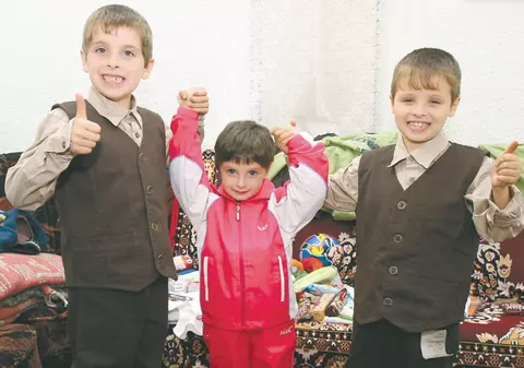 "Uau! Avem hăinuţe noi!"