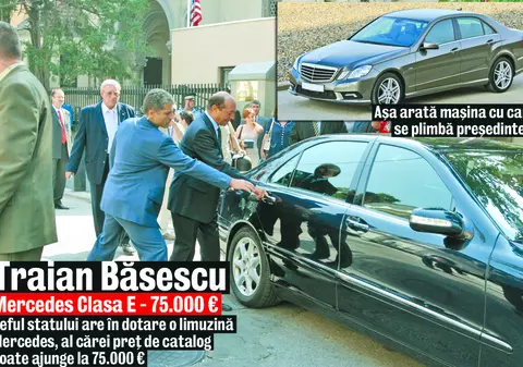 Uite în ce limuzine au venit la Parlament